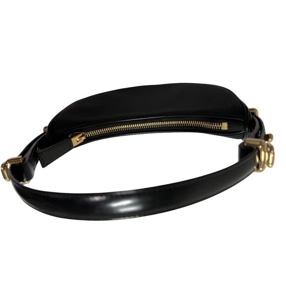 Prada Arque Nylon Mini Bag With Leather Trim in Black - Picture 8 of 9